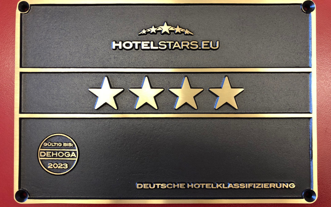 Gute Nachrichten: 4**** für Plumbohms Echt-Harz- Hotel